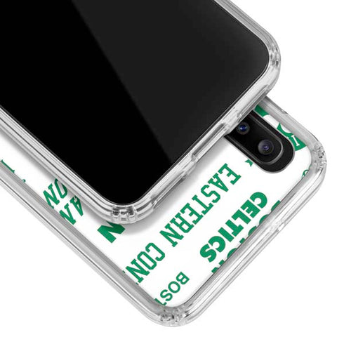 NBA Boston Celtics Historic Blast Galaxy A20 Clear Case
