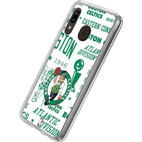 NBA Boston Celtics Historic Blast Galaxy A20 Clear Case