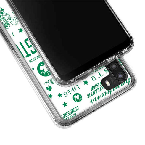 NBA Boston Celtics Historic Blast Galaxy A21 Clear Case