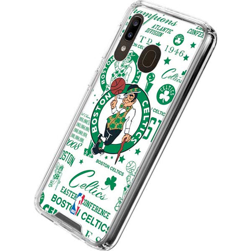 NBA Boston Celtics Historic Blast Galaxy A30 Clear Case