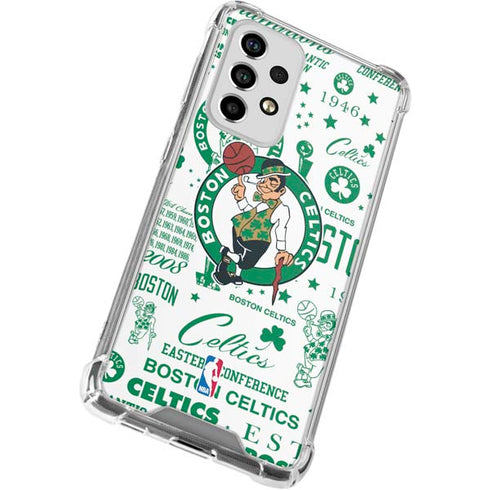 NBA Boston Celtics Historic Blast Galaxy A33 5G Clear Case