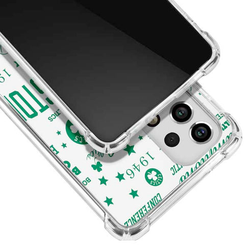 NBA Boston Celtics Historic Blast Galaxy A33 5G Clear Case