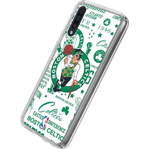 NBA Boston Celtics Historic Blast Galaxy A50 Clear Case