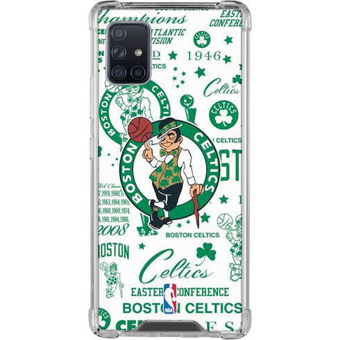 NBA Boston Celtics Historic Blast Galaxy A51 5G Clear Case
