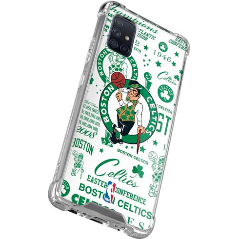 NBA Boston Celtics Historic Blast Galaxy A51 5G Clear Case