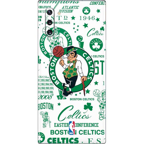 NBA Boston Celtics Historic Blast Galaxy Note 10 Skin