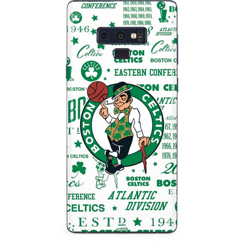 NBA Boston Celtics Historic Blast Galaxy Note 9 Skin