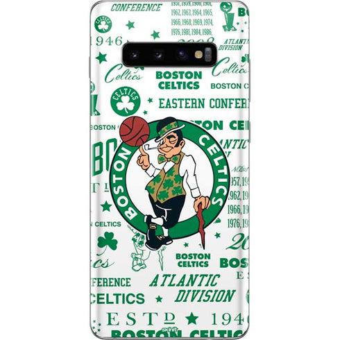 NBA Boston Celtics Historic Blast Galaxy S10 Plus Skin