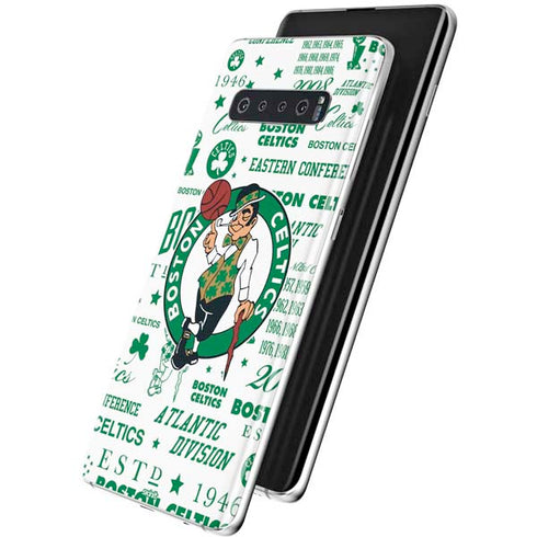 NBA Boston Celtics Historic Blast Galaxy S10 Skin