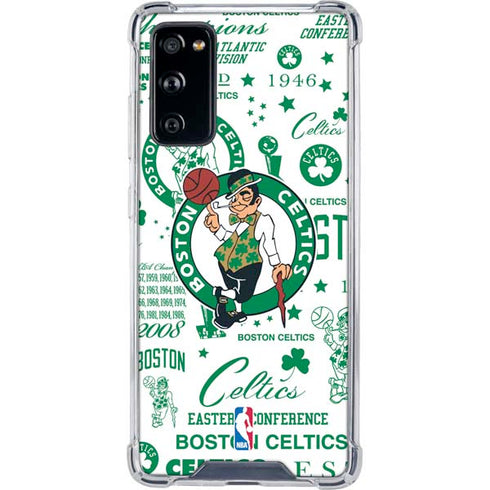 NBA Boston Celtics Historic Blast Galaxy S20 FE Clear Case