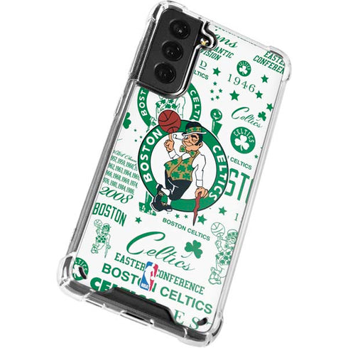 NBA Boston Celtics Historic Blast Galaxy S21 5G Clear Case