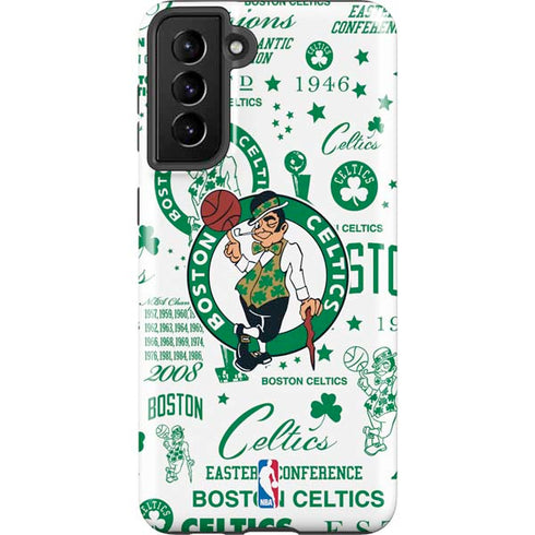 NBA Boston Celtics Historic Blast Galaxy S21 FE Pro Case
