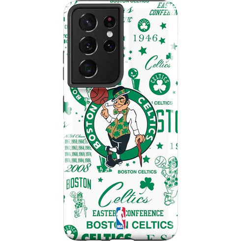 NBA Boston Celtics Historic Blast Galaxy S21 Ultra 5G Pro Case