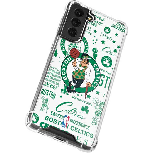 NBA Boston Celtics Historic Blast Galaxy S22 Clear Case