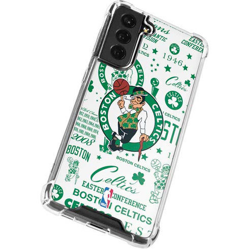 NBA Boston Celtics Historic Blast Galaxy S22 Plus Clear Case