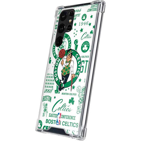 NBA Boston Celtics Historic Blast Galaxy S22 Ultra Clear Case