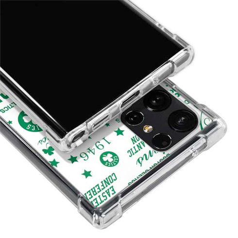 NBA Boston Celtics Historic Blast Galaxy S22 Ultra Clear Case
