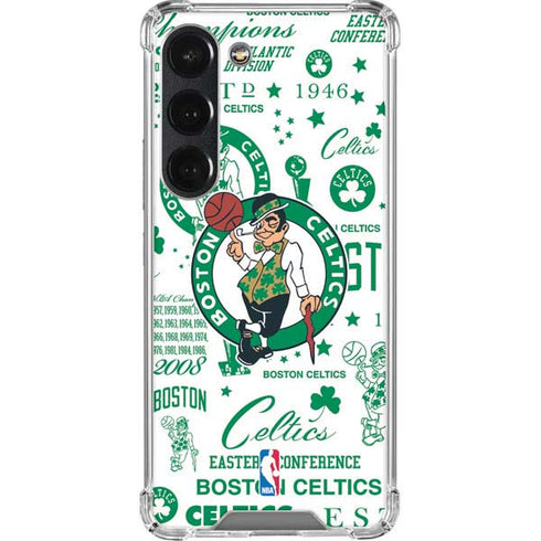 NBA Boston Celtics Historic Blast Galaxy S23 Clear Case