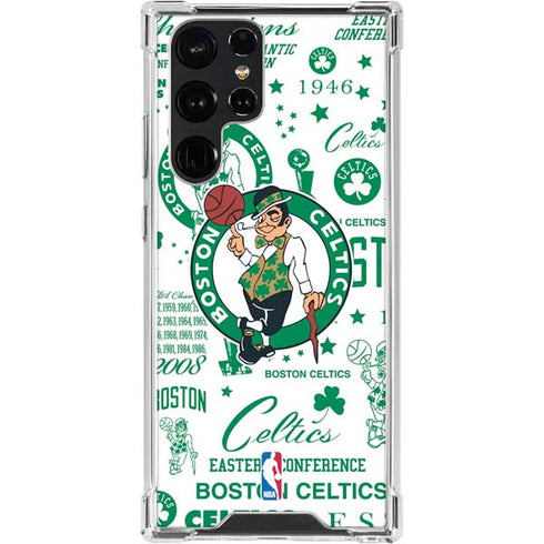 NBA Boston Celtics Historic Blast Galaxy S24 Ultra Clear Case