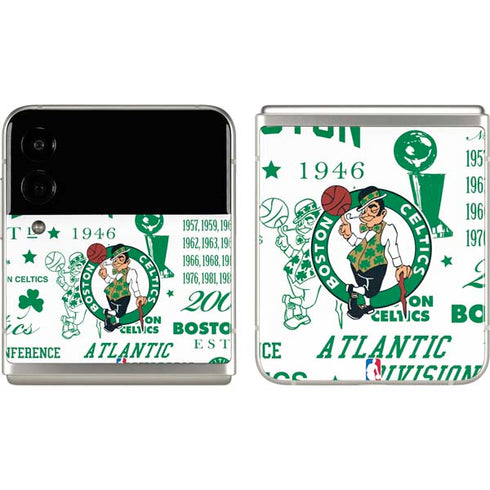 NBA Boston Celtics Historic Blast Galaxy Z Flip3 5G Skin
