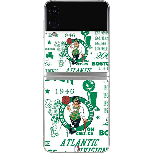 NBA Boston Celtics Historic Blast Galaxy Z Flip3 5G Skin