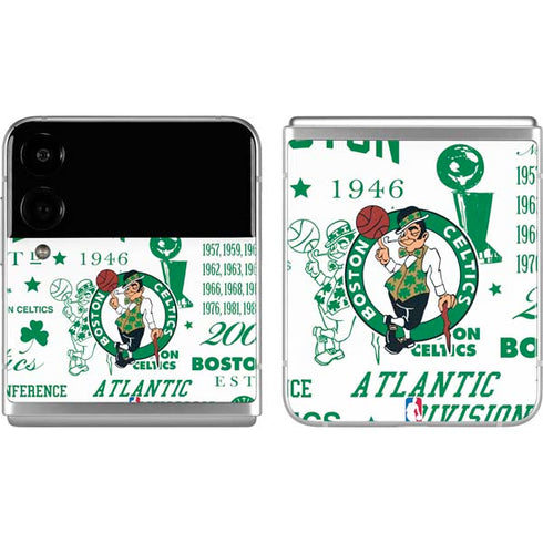 NBA Boston Celtics Historic Blast Galaxy Z Flip4 5G Skin
