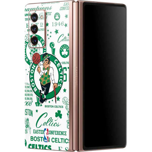 NBA Boston Celtics Historic Blast Galaxy Z Fold2 5G Skin