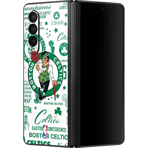 NBA Boston Celtics Historic Blast Galaxy Z Fold3 5G Skin