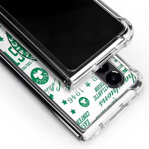 NBA Boston Celtics Historic Blast Galaxy Z Fold4 5G Clear Case