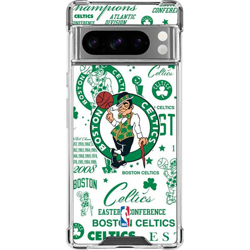 NBA Boston Celtics Historic Blast Google Pixel 8 Pro Clear Case