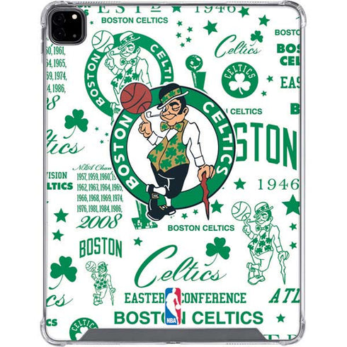 NBA Boston Celtics Historic Blast iPad Pro 12.9in (2020) Clear Case