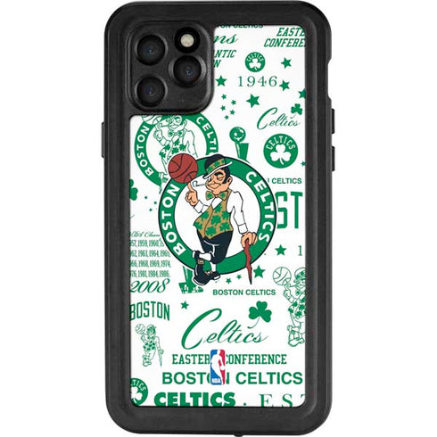 NBA Boston Celtics Historic Blast iPhone 11 Pro Waterproof Case