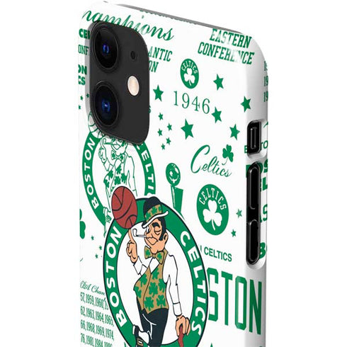 NBA Boston Celtics Historic Blast iPhone 12 Mini Lite Case