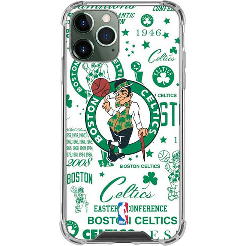 NBA Boston Celtics Historic Blast iPhone 12 Pro Max Clear Case
