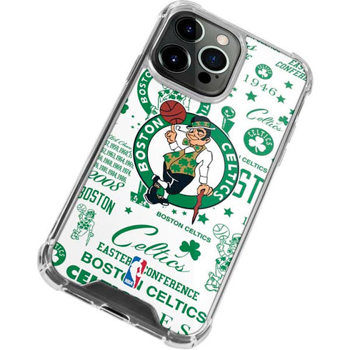 NBA Boston Celtics Historic Blast iPhone 13 Pro Clear Case