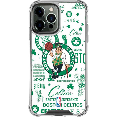 NBA Boston Celtics Historic Blast iPhone 13 Pro Max Clear Case