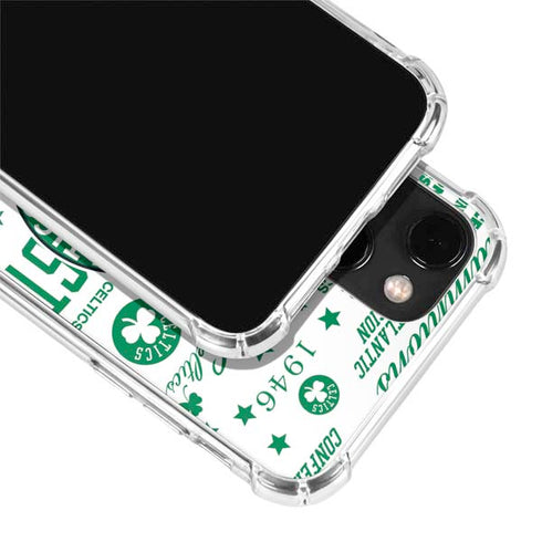 NBA Boston Celtics Historic Blast iPhone 14 Plus Clear Case