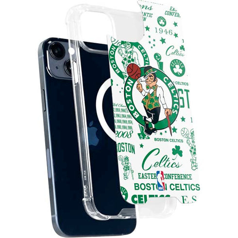NBA Boston Celtics Historic Blast iPhone 14 Plus MagSafe Case