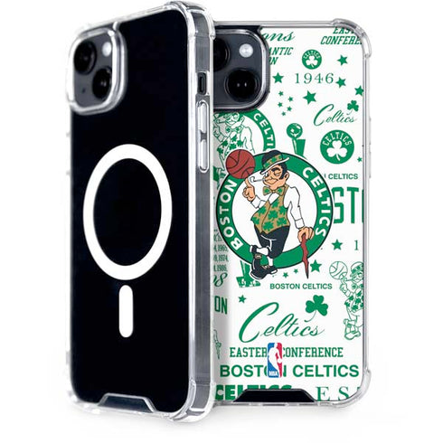 NBA Boston Celtics Historic Blast iPhone 15 Plus MagSafe Case