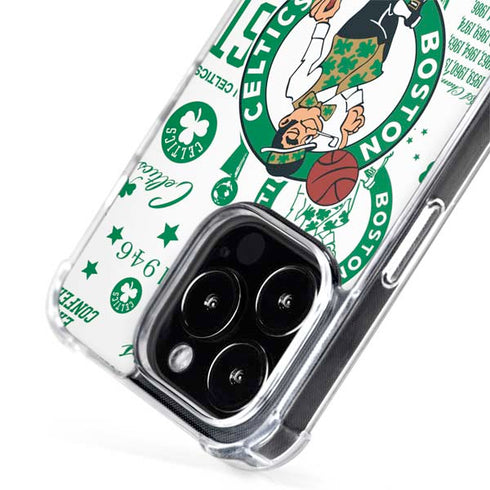 NBA Boston Celtics Historic Blast iPhone 14 Pro MagSafe Case