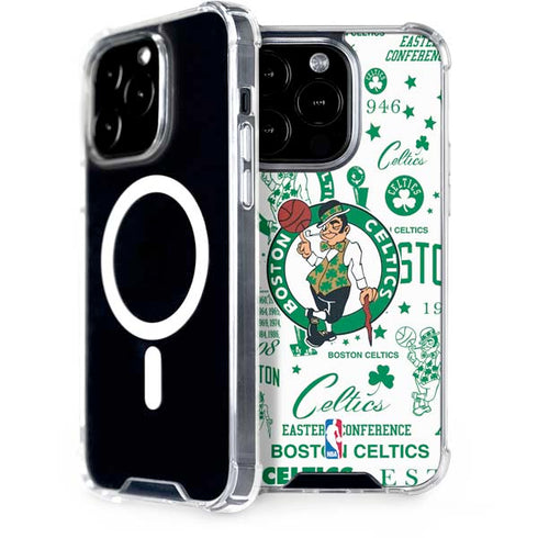 NBA Boston Celtics Historic Blast iPhone 15 Pro MagSafe Case