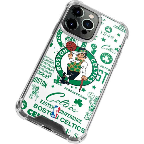 NBA Boston Celtics Historic Blast iPhone 14 Pro Max Clear Case