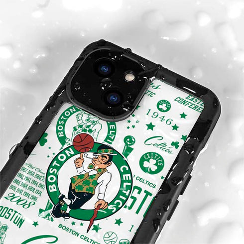 NBA Boston Celtics Historic Blast iPhone 15 Waterproof Case