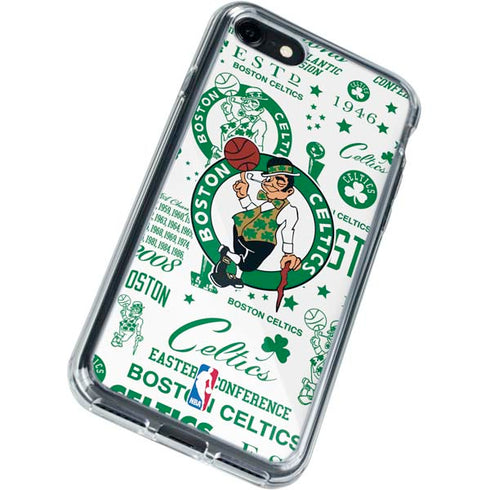 NBA Boston Celtics Historic Blast iPhone SE (2nd & 3rd Gen) Clear Case