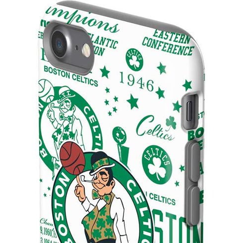 NBA Boston Celtics Historic Blast iPhone SE (2nd & 3rd Gen) Pro Case