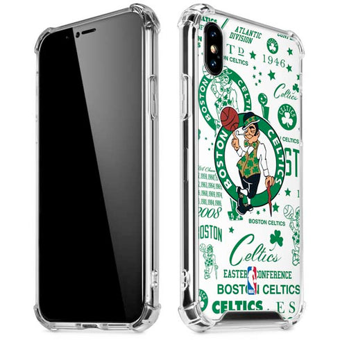 NBA Boston Celtics Historic Blast iPhone XS Max Clear Case