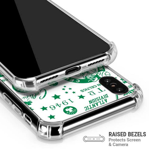 NBA Boston Celtics Historic Blast iPhone XS Max Clear Case