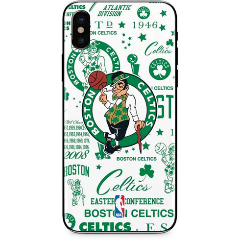 NBA Boston Celtics Historic Blast iPhone XS Skin