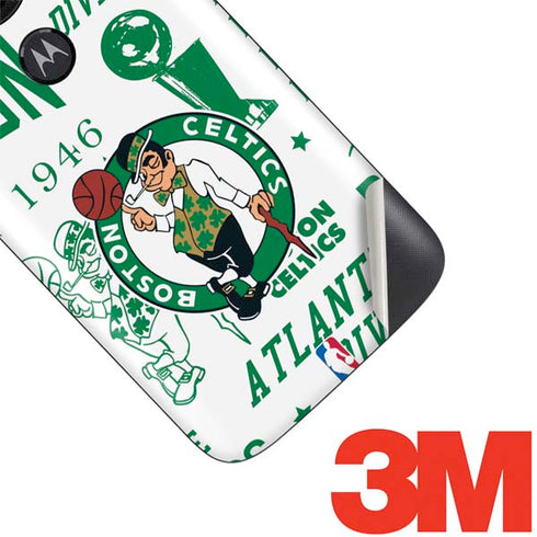 NBA Boston Celtics Historic Blast Moto E5 Play Skin
