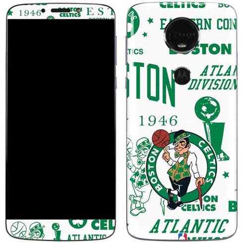 NBA Boston Celtics Historic Blast Moto E5 Plus Skin